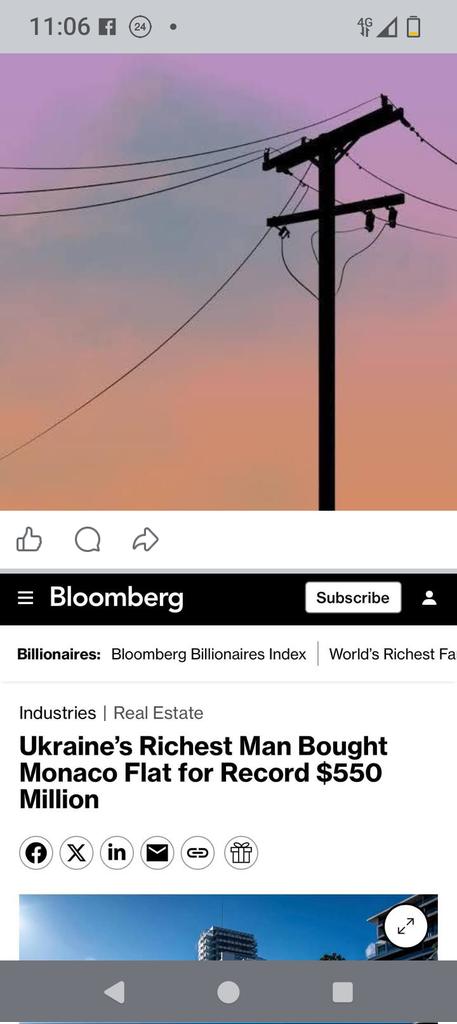 SergeyK37572316's tweet image. Ми раді хоч у когось з ВПО все добре
 Виходець з Донецька Ахметов Ринат Л. купив в Монако хату(пентхаус) більше ніж 200 млрд .грн.  ...
Україна плате за електроенергію...
2022рік оплата електрики у нас місяць 700гр 2026  2100за меншу кількість кВт

#Tramp
#Luganci
#Kovalenko