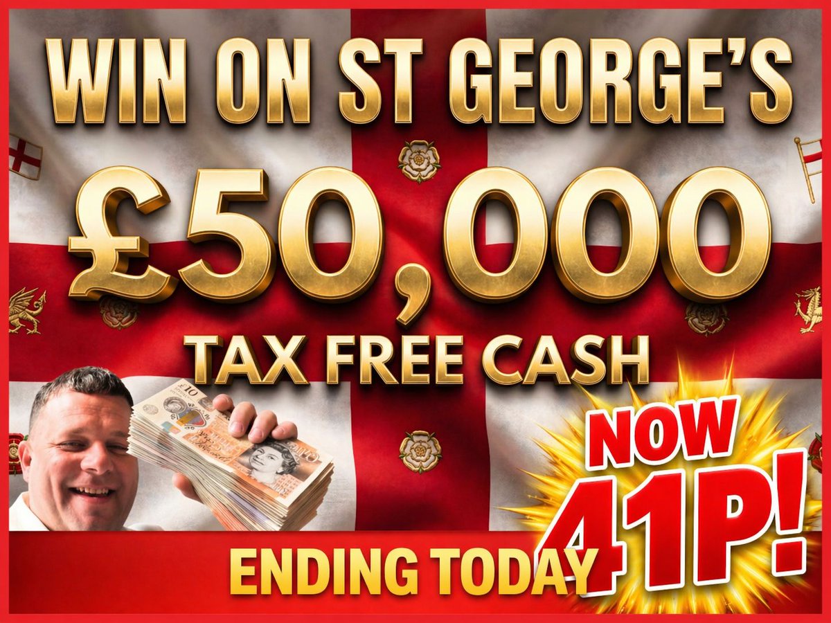 NITROUSCOMPS's tweet image. Last Chance!🚨

There has been a reduction on tonights 50K draw!⏰ It’s currently parked at 40% and could finish on crazy odds!🔔

Don’t miss out, secure yours! 👉 nitrouscompetitions.com/competitions/w…

#NitrousCompetitions #WinBig #UKCompetitions #PrizeDrawUK