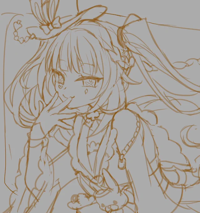 Sketch of Sparxie~ Really like this character in HSR. Hopefully can finish before Doujima-