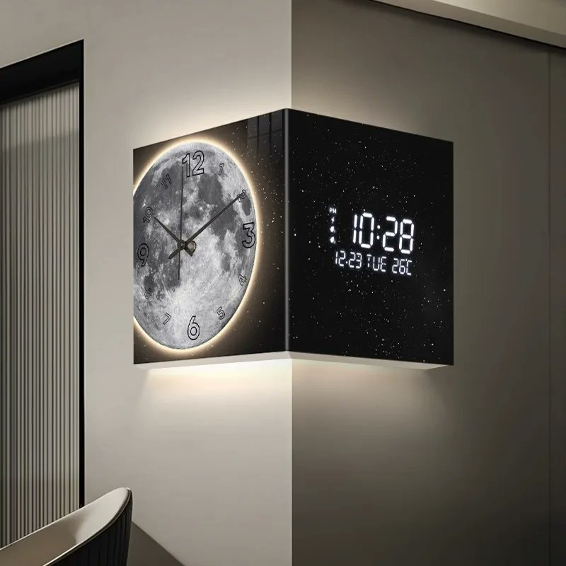 LubopsEvgen's tweet image. Corner Wall Clock with LED Calendar Display
s.click.aliexpress.com/e/_EQOEJkw

Double-sided corner clock with analog dial, LED date/temp display and soft light for living rooms, hallways or bedrooms. Turns an empty corner into practical decor. #homedecor #clock