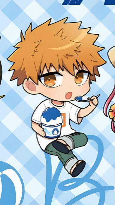 kunigiribot's tweet photo. vacation chibis https://t.co/625OfF9gSj