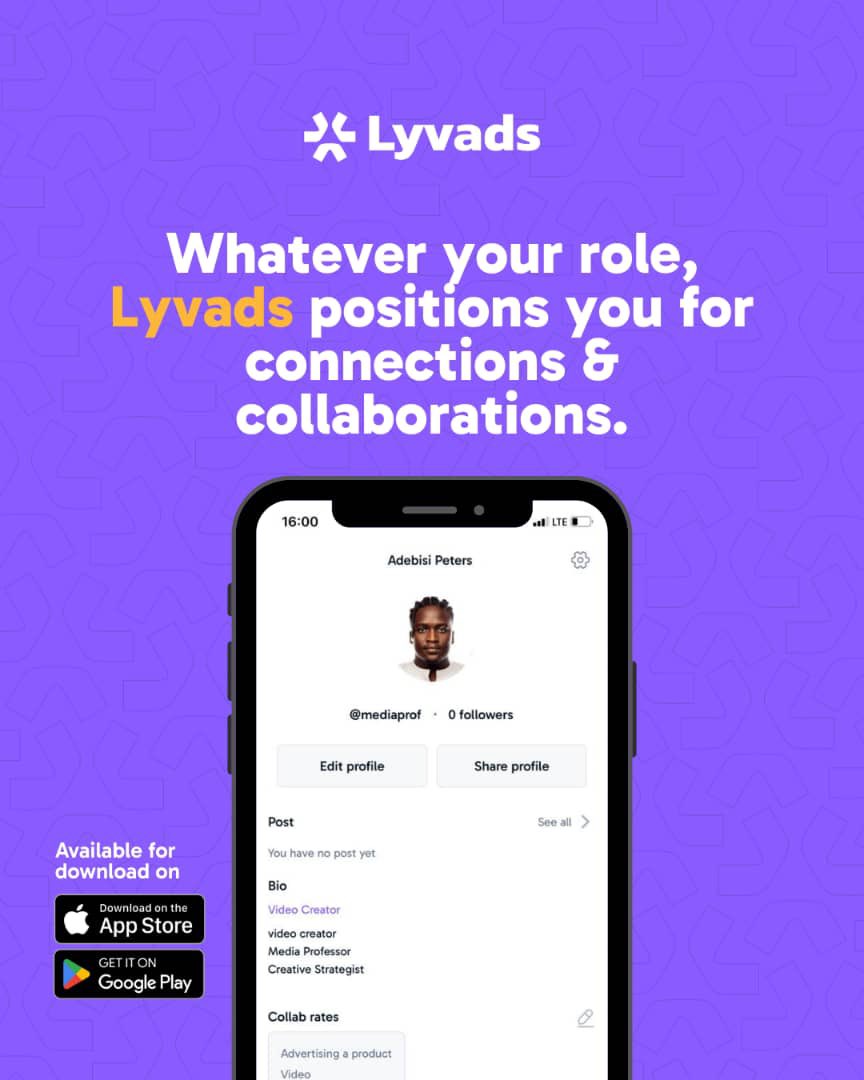 lyvadsinc's tweet photo. THERE IS A PLACE FOR YOU ON LYVADS! https://t.co/33lUwsuSRi