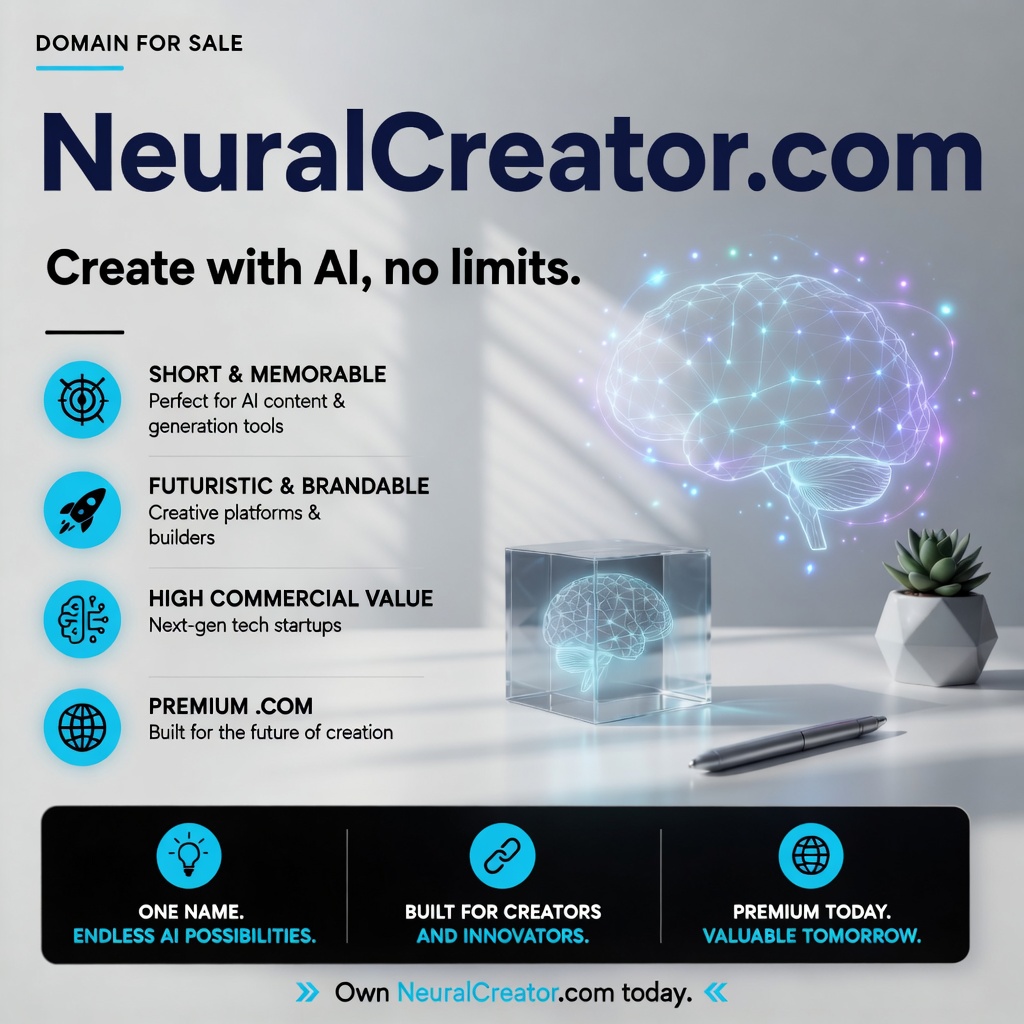 domainavenue's tweet image. Domain for sale: NeuralCreator.com

Ideal for:
• AI content &amp;amp; generation tools
• Creative platforms &amp;amp; builders
• Next-gen tech startups
A name built for the future of creation.

Checkout link: spaceship.com/s/buy/neuralcr…

#domains #ai #neural #AiDomain