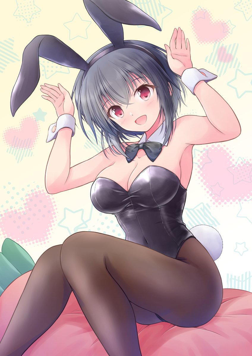 「【Skeb】バニーガール姿の天宮咲楽ちゃんを描かせていただきました。リクエストあ」|静奈かえで@C101新刊委託中＆FANBOX始めました！のイラスト