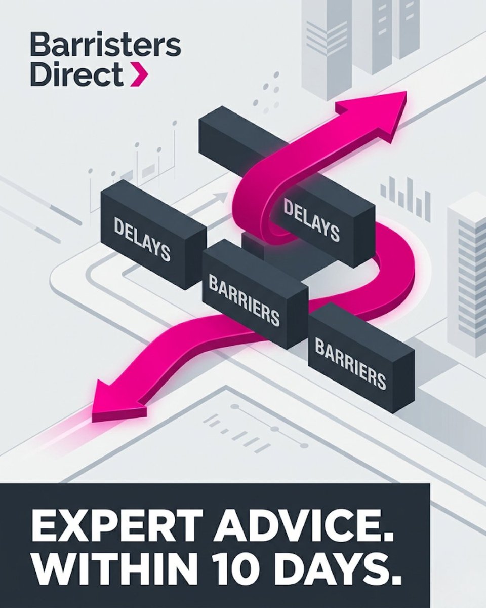 BarristersD's tweet photo. Legal 🤷🏻‍♂️ uncertainty shouldn’t be a waiting game. When you face a complex legal hurdle, every day without a clear strategy is a day of lost momentum.

Through Barristers Direct, we 🌁 bridge the gap between problem and resolution. Our streamlined process ensures that you will generally have a consultation with a specialist barrister within 10 days of your instruction.

Whether it is a construction dispute, a commercial contract issue, or a probate matter, you get direct access to the top legal minds in the country - fast.

Stop the clock on legal stress. Secure your timeline today.

Fixed Fee Consultations start from €325+VAT 📲 https://t.co/7FxjS512s3.

#LegalAdviceIreland #SpeedOfService #SpecialistCounsel