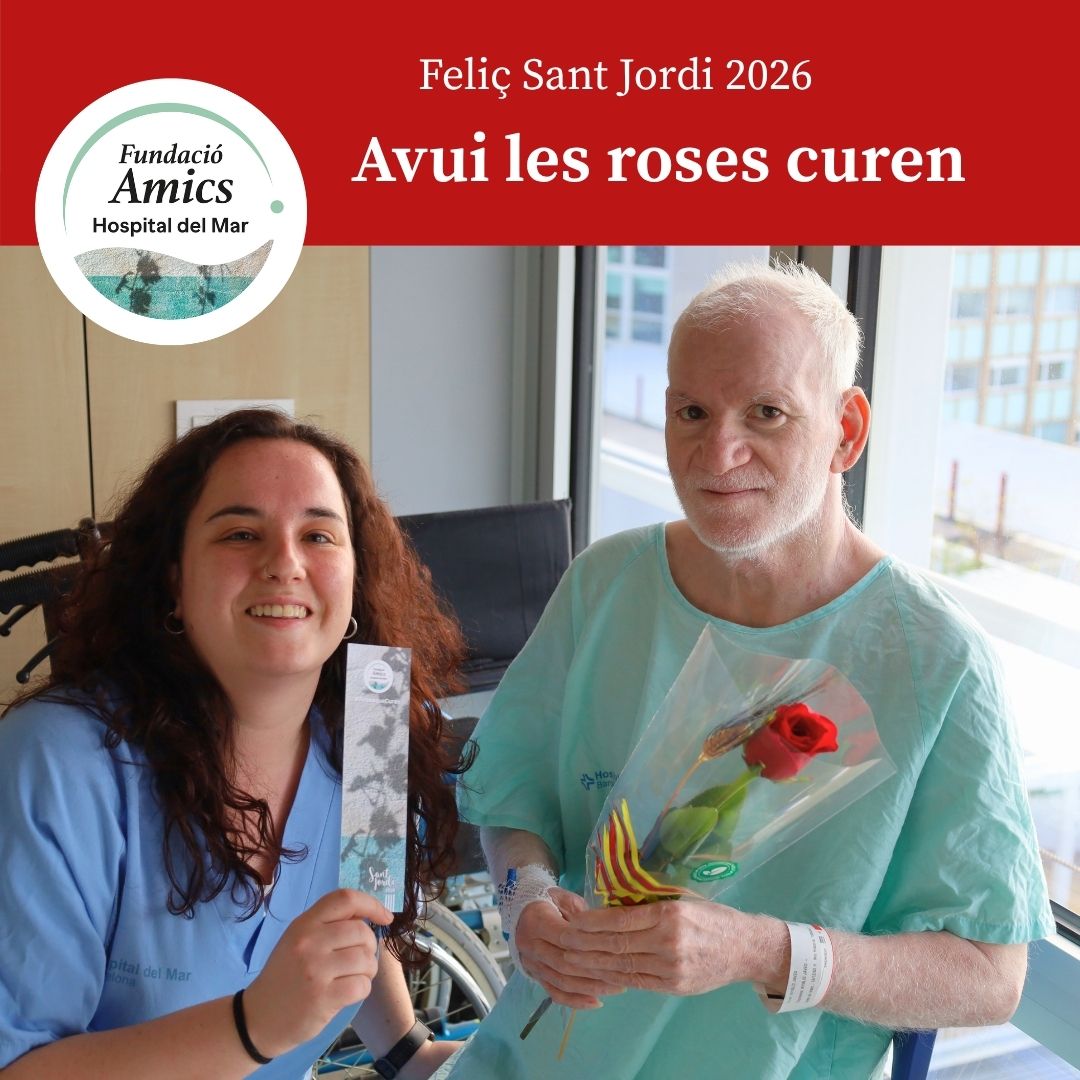 AmicsHMar's tweet photo. 🔬 Una rosa és molt més que un símbol.

Des de la Fundació Amics de l'@hospitaldelmar treballem perquè la #recerca arribi a cada pacient. 

#Investigar és cuidar. 💙

🌹 Feliç Sant Jordi 2026!

#SantJordi2026 #Recerca @HMar_research https://t.co/5li2YRdWEb