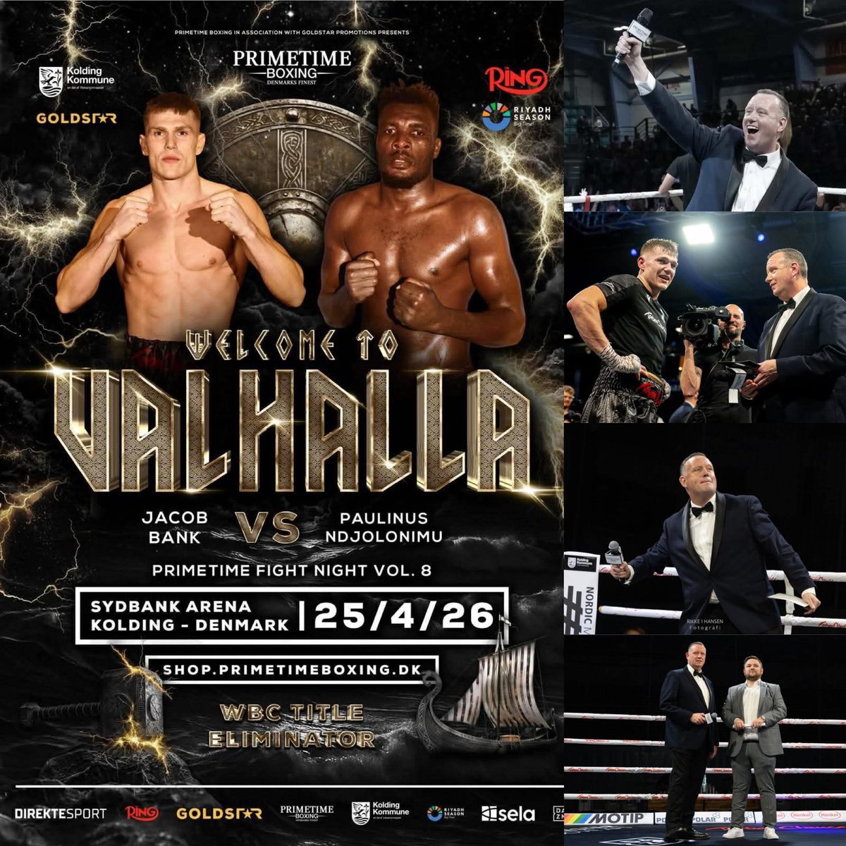 h_hkan's tweet photo. Jacob Bank vs Paulinus Ndjolonimu for the WBC Super Middleweight eliminator from Kolding,Denmark 🇩🇰 on saturday May 25th,fight card and running order live on DAZN 🔥🥊 #PrimetimeBoxing @WBCBoxing #BankNdjolonimu #JacobBank #PaulinusNdjolominu https://t.co/3RRSS5gwIv