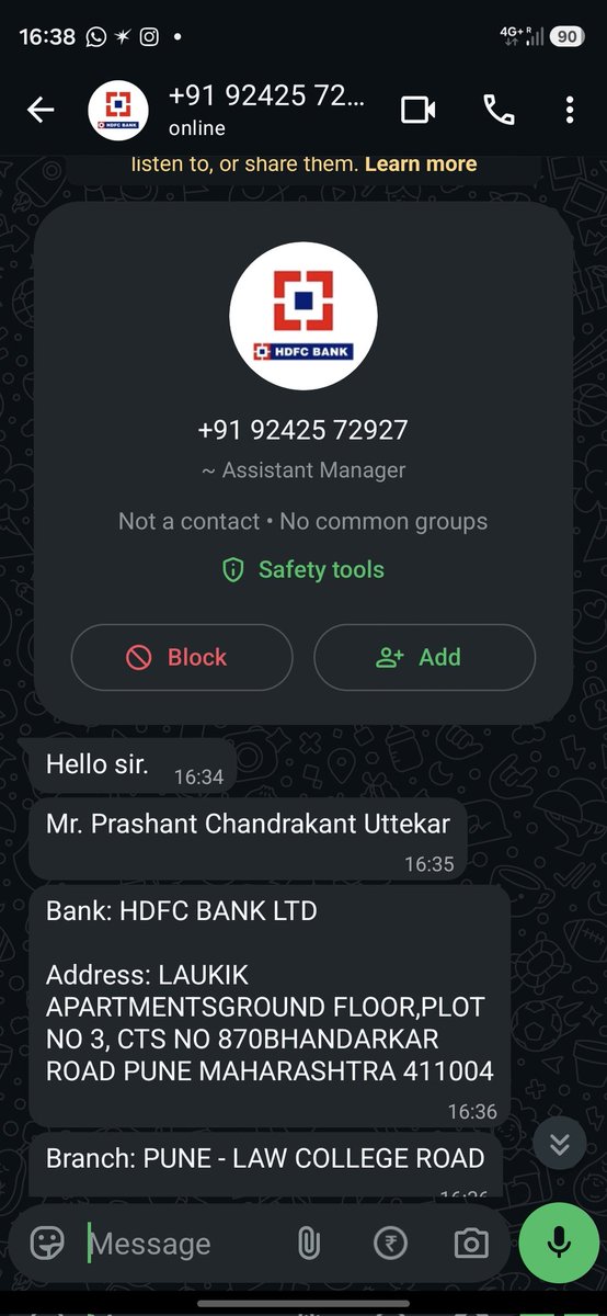 PrashantUttekar's tweet photo. @HDFC_Bank Reporting this spam https://t.co/eok8aCQ5oQ