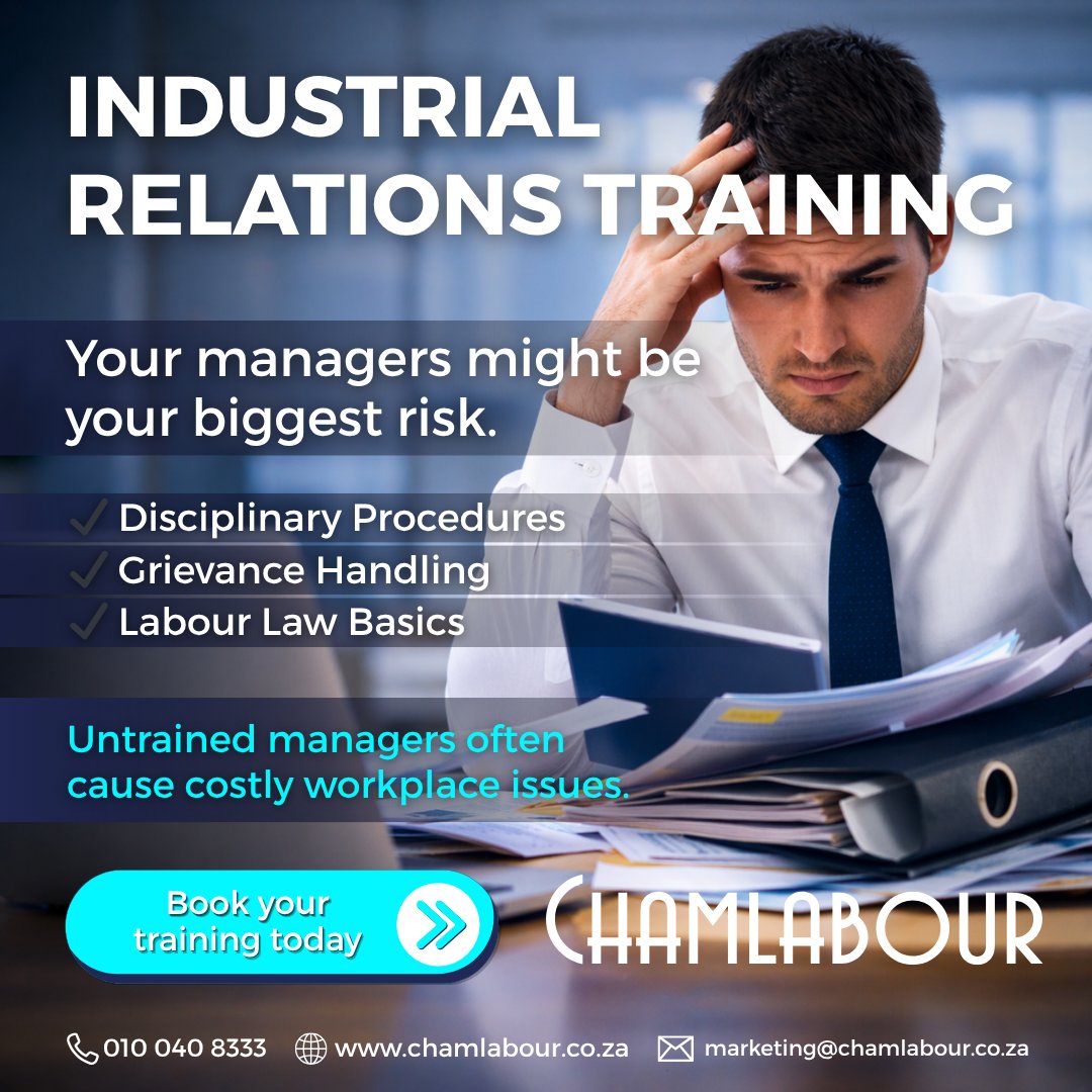 chamlabour1's tweet photo. ⚠️ Your managers could be your biggest risk…
Not bad — just not trained.
Avoid costly mistakes with IR Training 💼

📞 010 040 8333
🌐 https://t.co/lCDDveDehW

#IRTraining #Leadership #WorkplaceManagement #chamlabour ⚠️ https://t.co/tg7nL4QxmD