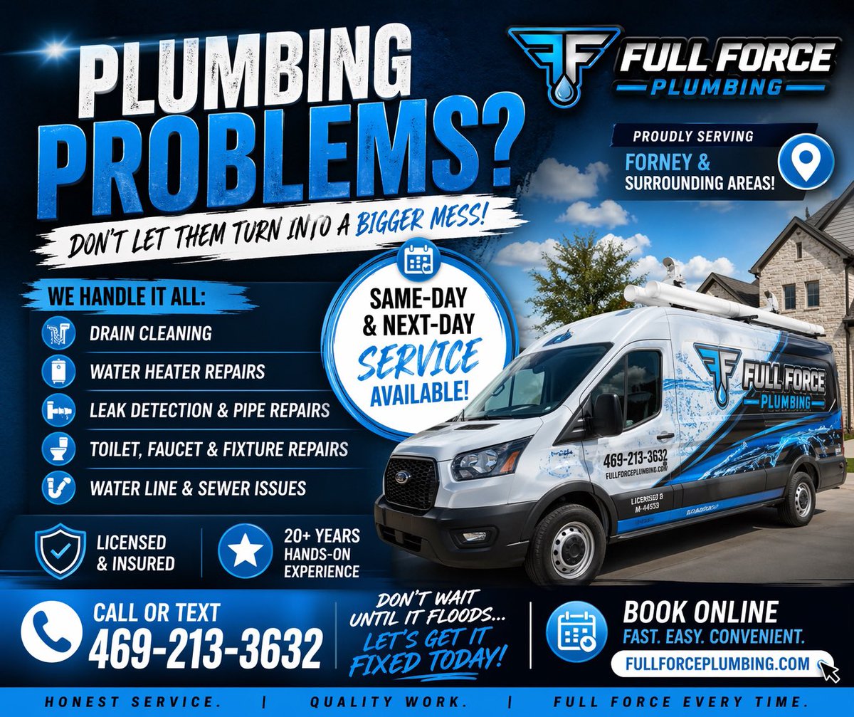 Full Force Plumbing LLC tweet media