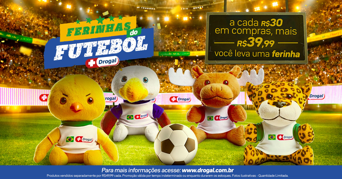 RedeDrogal's tweet photo. A escalação está completa! 🥅
As ferinhas do futebol chegaram na Drogal para dominar o campo:
🐥🐆🫎🦅

Para convocar as suas ferinhas é muito fácil! 🐾

A cada R$ 30,00 em compras + R$ 39,99, você leva uma dessas ferinhas para a sua casa! 🏠

⚠️ Atenção: Essa edição é limitada! https://t.co/rqL5ebkugM