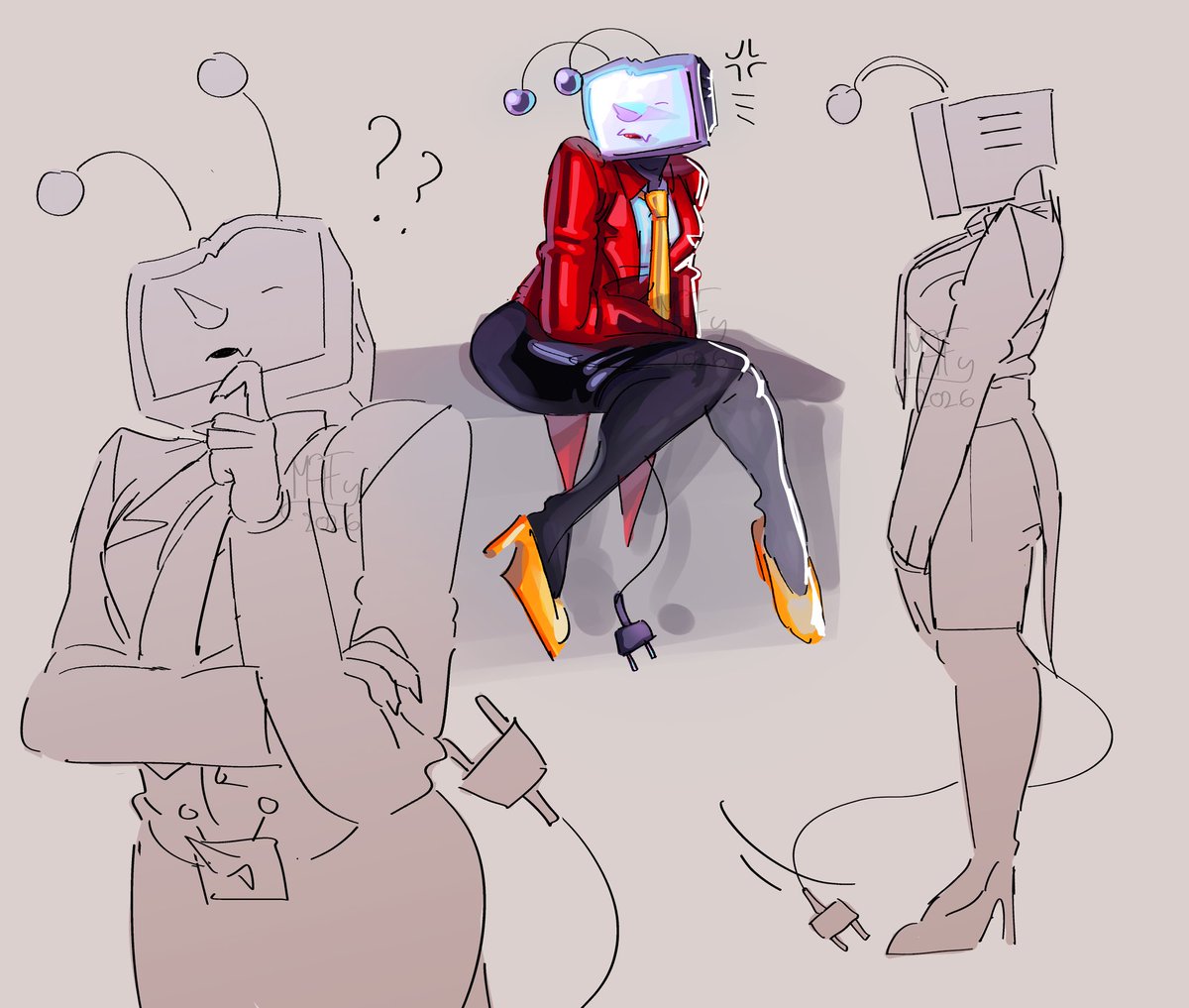 happy lesbian visibility week 😋 i too love femtenna #deltarune