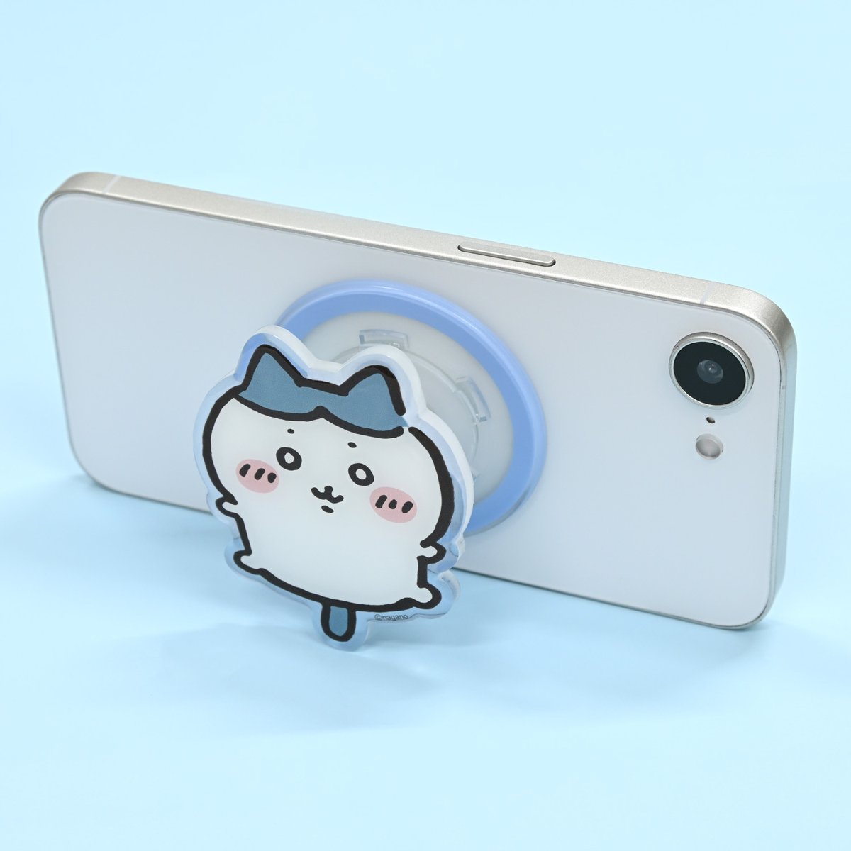 🌱新商品🌱

『MagSafe対応 ダイカットクリアPOCOPOCO（全4種）』
各3,168円(税込)

いつもは フラット＆回すと ぽこっ💨
スマホが 持ちやすくなったり
スタンドになったり📱

マグネットで カンタンかちっと取り付け💮

#ちいかわマーケット では
4/24(金)11時発売🌱

#ちいかわ