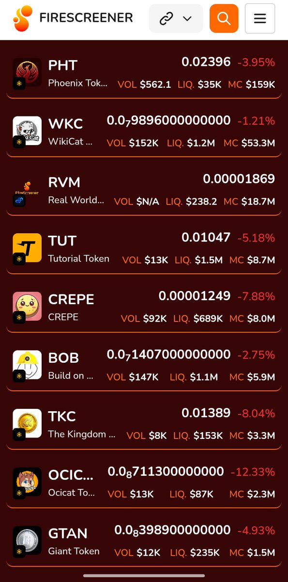 We’re excited to introduce the newly upgraded experience on FireScreener designed to make tracking tokens faster, cleaner, and more efficient.

The updated interface gives communities a sharper view of the market helping you make quicker, more informed decisions.
Improved token