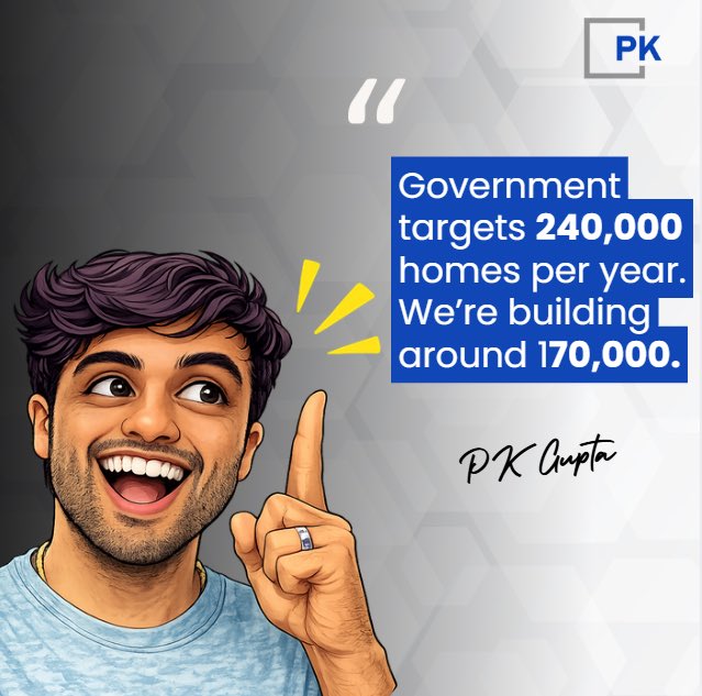 PK___Gupta's tweet image. We’re 70,000 homes short — every single year. This gap compounds.

#Realestate #realestatelife #realestateinvestor #realestateinvesting #passiveincome #propertyinvestment #investmentproperty #investment #financialindependence #wealth #rentalproperty #property #financialplanning