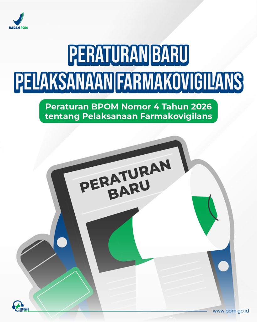 Badan Pengawas Obat dan Makanan Republik Indonesia tweet media