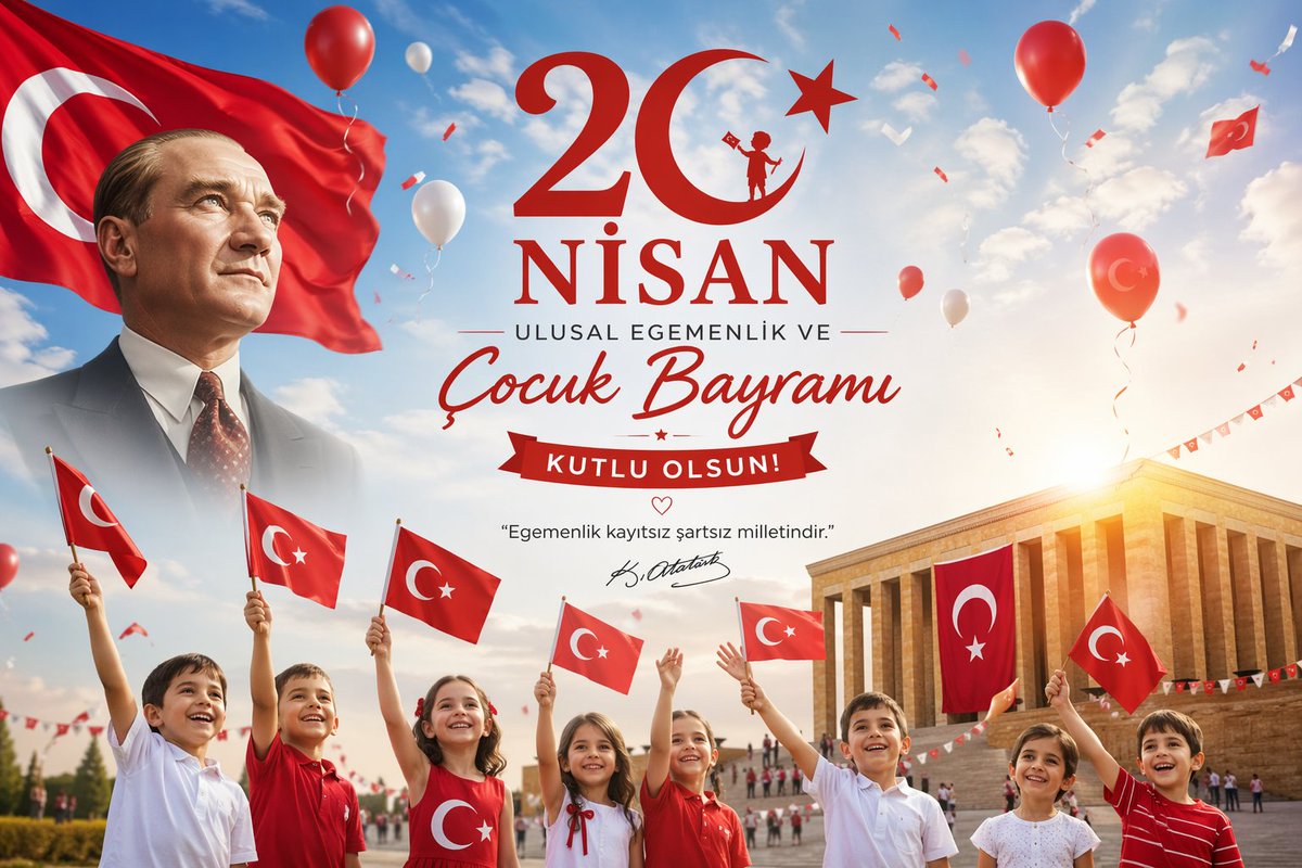 CyderX's tweet photo. 23 Nisan Ulusal Egemenlik ve Çocuk Bayramımız kutlu olsun! https://t.co/kXPthL7pkZ