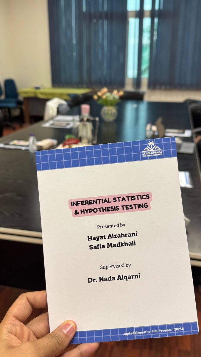 alsfaartist's tweet photo. Another successful presentation with my colleague Dr. Hayat about statistics 📊✨ I decided to add a splash of color to our class  by gifting everyone a small, custom-painted piece of my art. 🎨 #PhDJourney #AcademicCommunity" https://t.co/wn8Cmu854D
