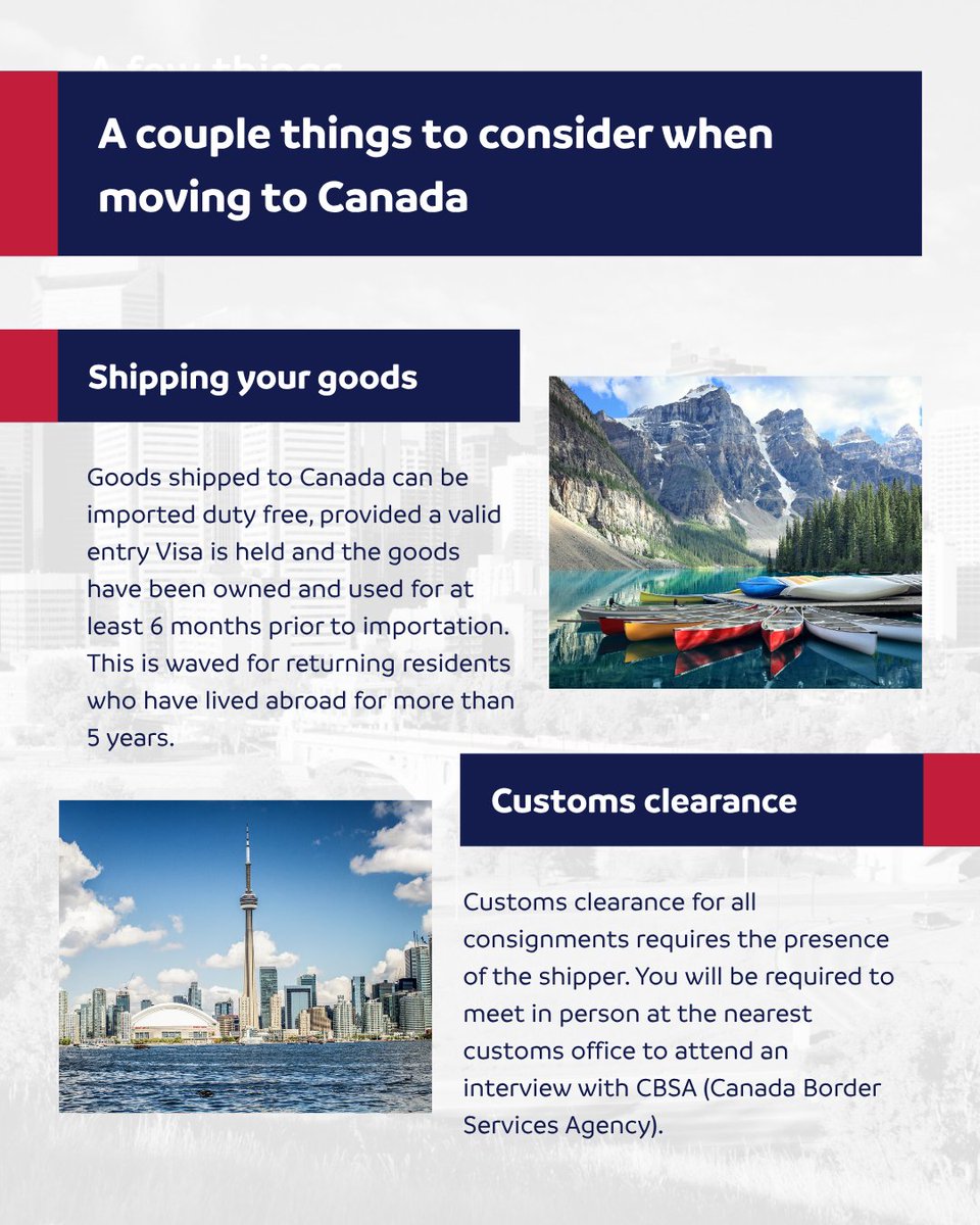 BritanniaMovers's tweet image. April’s Destination of the Month – Canada! 🍁

With demand on the rise, it’s only right that Canada takes the spotlight for April!⭐

What country do you think will be May’s destination of the month?🌍

#canada #movingabroad #movingtocanada #removalscompany #internationalremovals