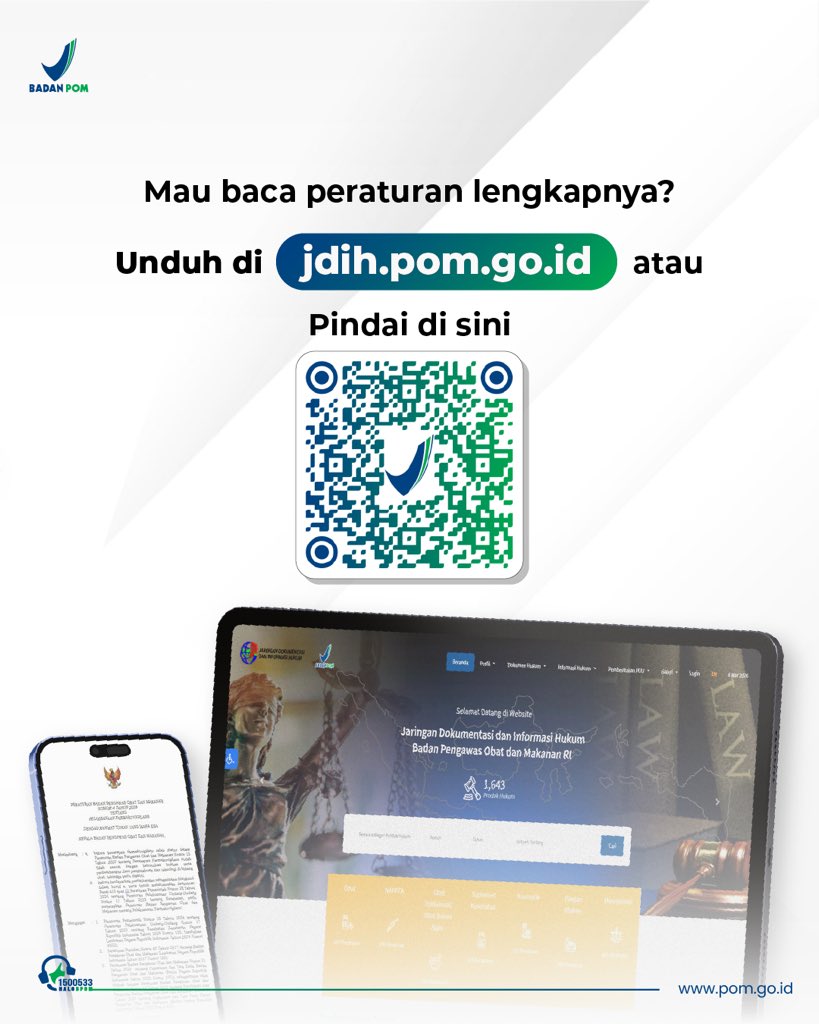 Badan Pengawas Obat dan Makanan Republik Indonesia tweet media