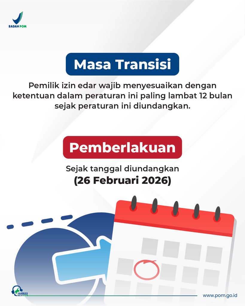 Badan Pengawas Obat dan Makanan Republik Indonesia tweet media