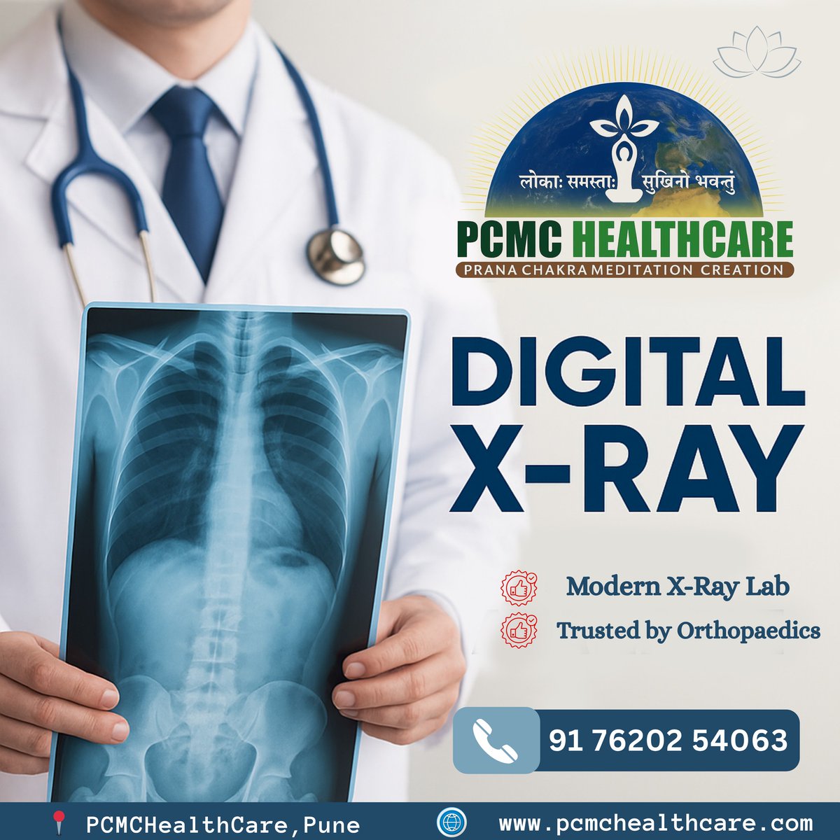 PCMCHealthcare's tweet photo. Digital X-Ray at PCMC Healthcare – Fast, Clear &amp; Reliable!

📷 Located in PCMC, Pune
📷 Call: 91 76202 54063

#PCMCHealthcare #DigitalXRay #BoneXRay #AccurateDiagnosis #PuneHealthcare #OrthopaedicCare #QuickReports #ModernXRayLab #TrustedHealthcare #DiagnosticServices https://t.co/undOcFYBh9