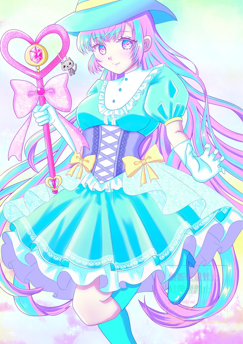 『魔法少女🪄』

#イラスト　 #illustration