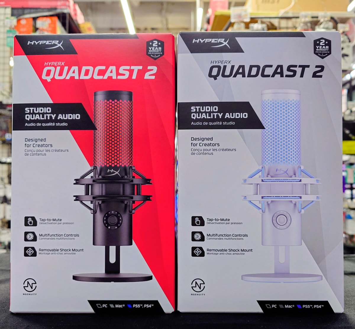 Tsukumo_eX's tweet image. 【2F】
本日4月24日～5月10日まで
HyperX GWセール開催中‼️
QuadCast2などHyperX社指定のデバイスがお買い得🉐
ゲーミングデバイス買い替え検討中の方
TSUKUMO eX.2Fでお待ちしております🙇