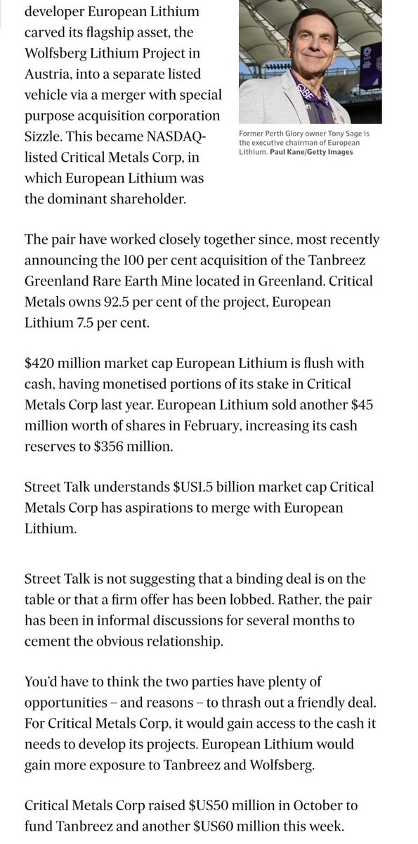 $CRML $EULIF $EUR.ax