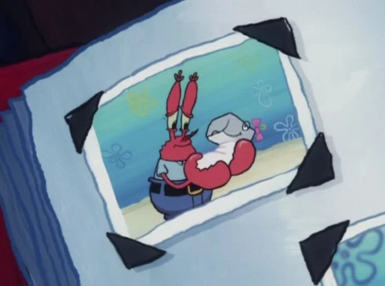 SussedSponge's tweet image. The pure love in his eyes contrasted with the slight frown in his trying smile. I don't think Mrs Krabs made it