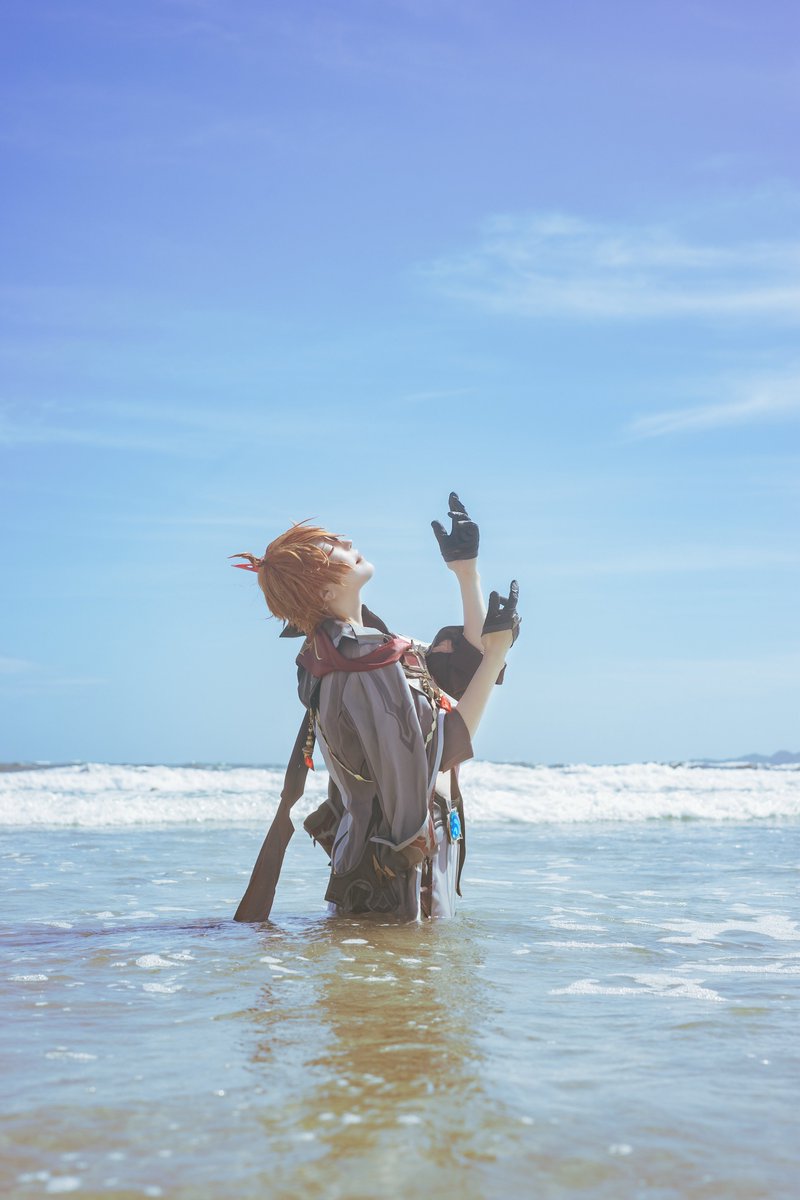 Cosplay⚠️コスプレ／原神

Спокойной ночи
Красивое море

タルタリヤ💧とおる
📸あいすさん

#あいすぐらふ
#GenshinImpactcosplay 
#Tartaglia