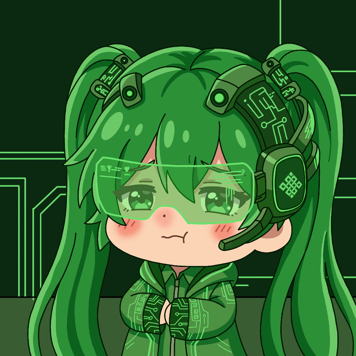 New PFP just dropped 💚
Soft green tones, tech vibes, and a tiny bit of attitude.
Cute, but not in the mood.
Like <a href="/MYGONK/">Jrooom❄️🐯π² (❖,❖)</a> 

<a href="/ritualfnd/">Ritual Foundation</a> 
<a href="/Jez_Cryptoz/">Jez ritual/acc (❖,❖)</a> 
<a href="/0xMadScientist/">Stefan | Mad Scientist (❖,❖)</a>