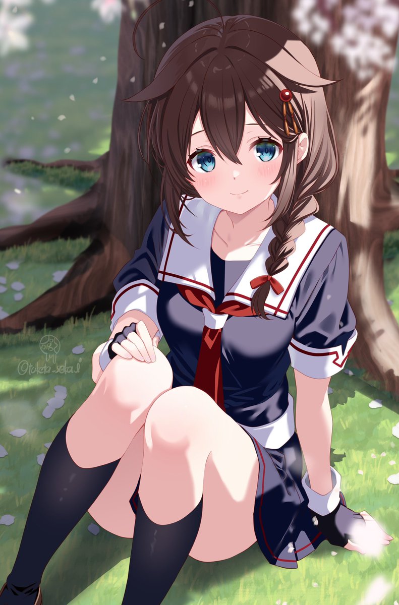 toketa_sekai's tweet image. 時雨⚓️🌸 #艦これ