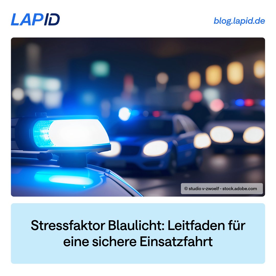 LapID_Service's tweet photo. Der „Stressfaktor Blaulicht“ ist ein unsichtbares Risiko im BOS-Fuhrpark.🚨 Adrenalin sorgt bei Einsatzkräften oft für einen Tunnelblick und Selbstüberschätzung. Wie Sie Ihr Team und die Fahrzeuge durch Prävention und Training schützen, erfahren Sie hier: https://t.co/kmGBUlm4ct https://t.co/TbF7FcjUDB