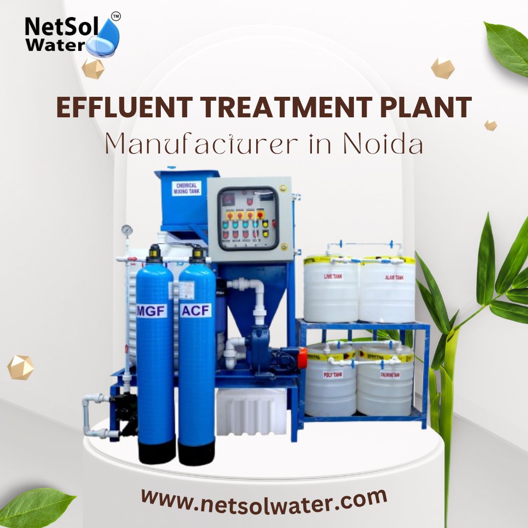 NetsolVipul's tweet image. Netsol Water is a trusted effluent treatment plant manufacturer in Noida, driving sustainable water management for industries

Learn more- netsolwater.com/top-effluent-t…

#environment #manufacturer #industries #water #environmental #manufacturers #industrial #business #management #noida