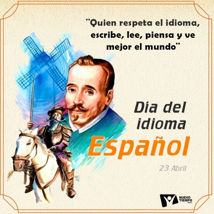 📍23 de abril #DíaDelIdiomaEspañol📖Esta fecha rinde homenaje a Miguel de Cervantes, fallecido en 1616, dejando al 🌎 su obra maestra Don Quijote de la Mancha, que inmortalizó nuestra lengua🇪🇸✨El español une a más de 500 millones de personas con su riqueza cultural y literaria💬