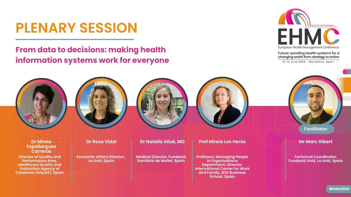 European Health Management Association tweet media
