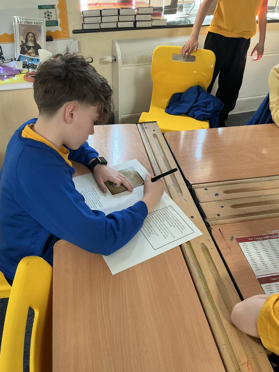 StMaryB17's tweet photo. #Y6 have begun their #BTK #stunningstart for this term’s theme: Stewardship! They have explored different Psalms that praise God’s creation and are creating their own Artwork to represent them. https://t.co/CVQWuLlc5o