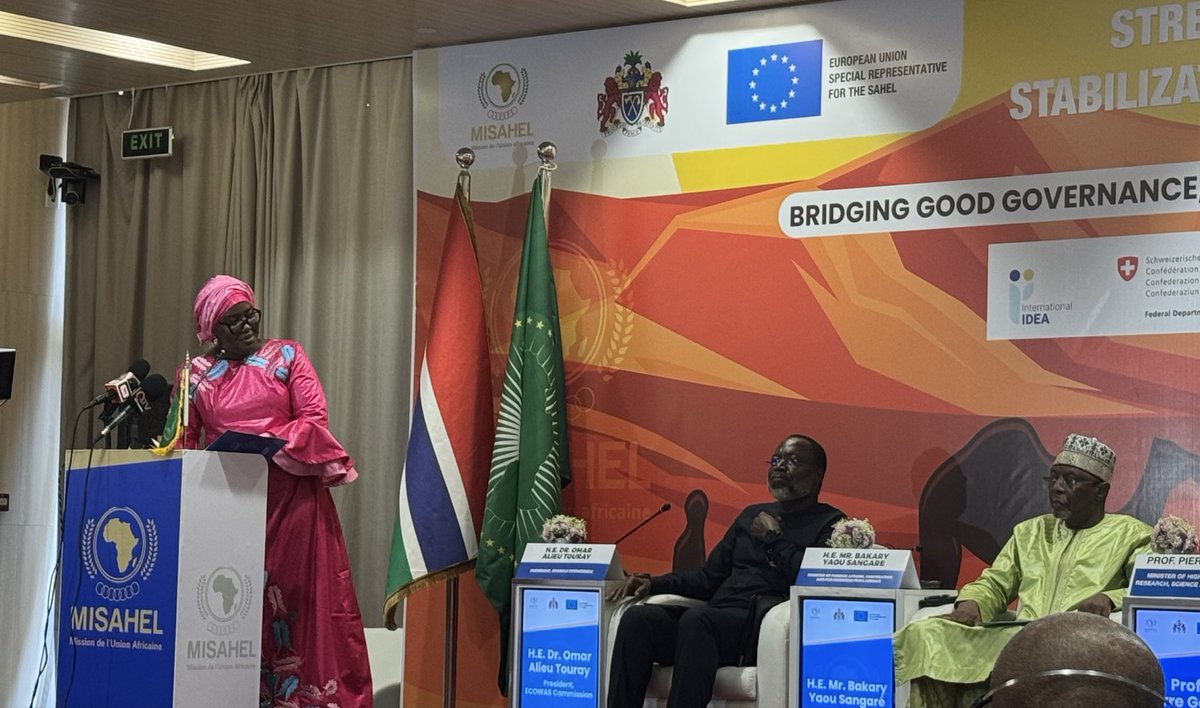 mmashologu1's tweet photo. Pleased to participate in the @MISAHELOFFICIEL Strengthening security &amp; stabilization in Sahel &amp; West Africa - Bridging Good Governance, Regional Cooperation &amp; Multilateral Responses” workshop - fostering dialogue &amp; collective solutions for impact. @IDEA_Africa @ahunnaeziakonwa https://t.co/32HqFzkUJc