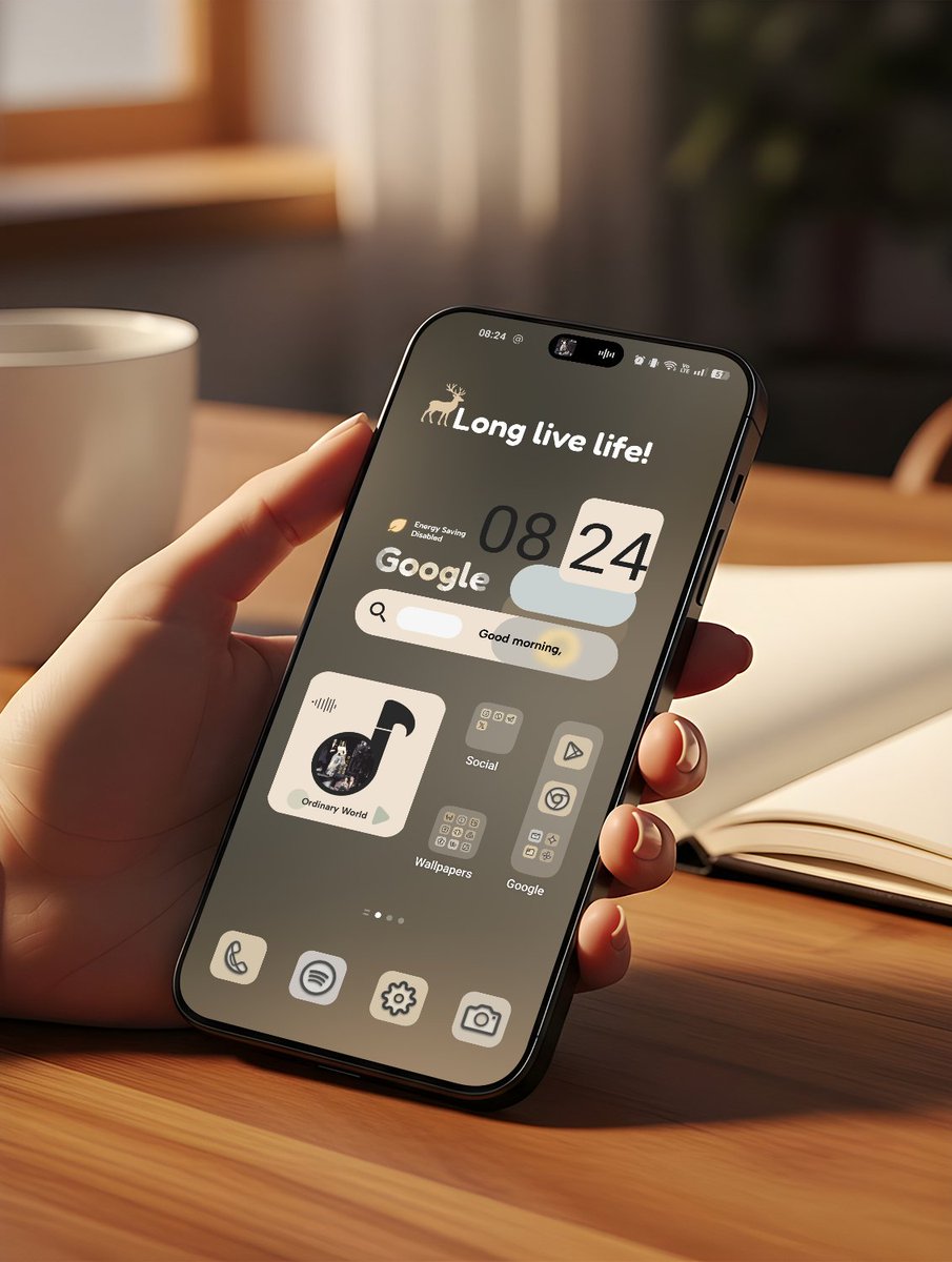 JuanPaulo_04's tweet image. #MinhaTelaInicial ✌️

- WallSpot Coleção Gradient Glow
@AndroidTools3
- Color Widget For Kwgt 
@GeovannyBarah12 
play.google.com/store/apps/det…
- Levien Adaptive Shady You  
@osmanonurkoc 
- Templete 
- @glrvod 
#Android #Wallpepers #widgets #Icons 

❤️ 🔄 💬