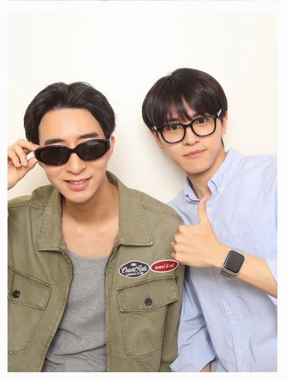 bomiuniverse's tweet image. Kansai Besties BOMI x RYUKI look so cute with their @JINS_PR glasses! Love it! 👶🦊💕

#TheBoyfriendSeason2 #Bomi #Ryuki