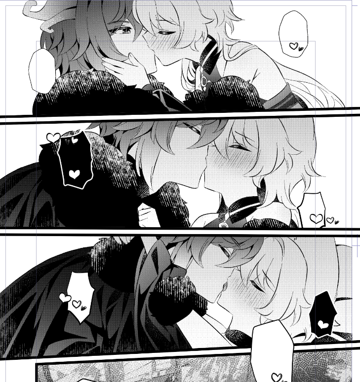 進度！鍾空kiss🧡💛 #zhongther