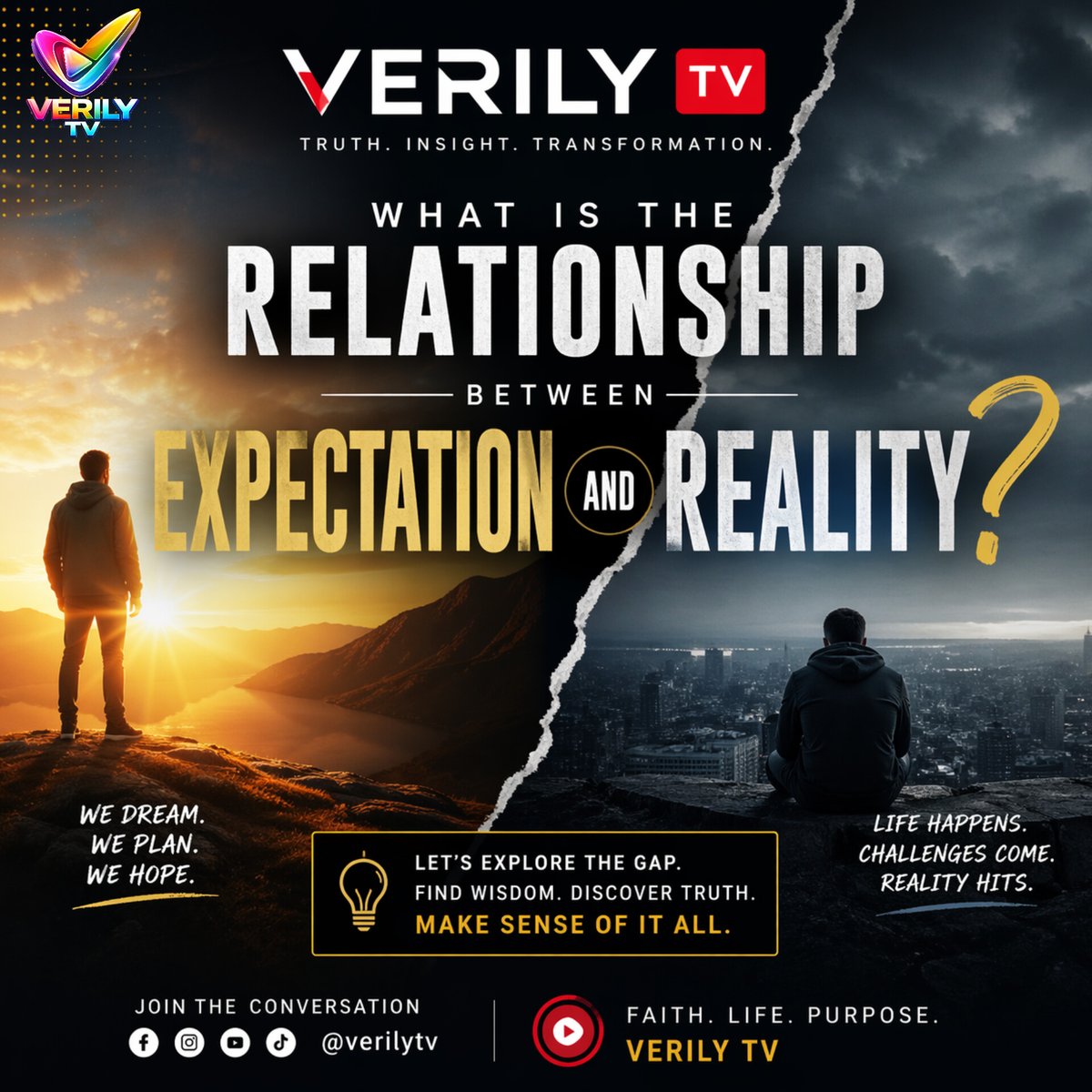 VerilyTv's tweet image. Share your thoughts.... Knowledge is shared #verilytv #Truth～ #insight #transformation #fact