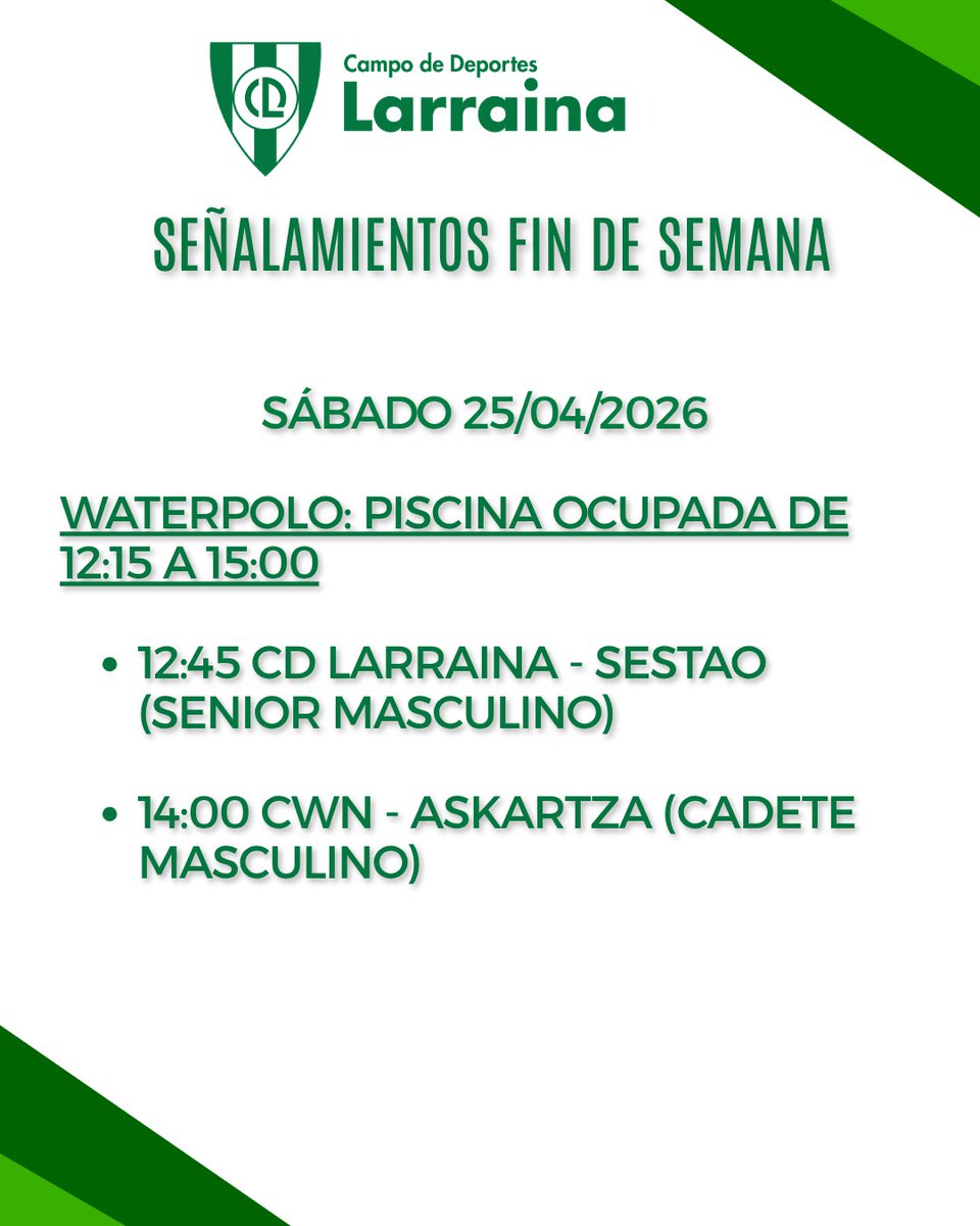 Campo de Deportes Larraina tweet media