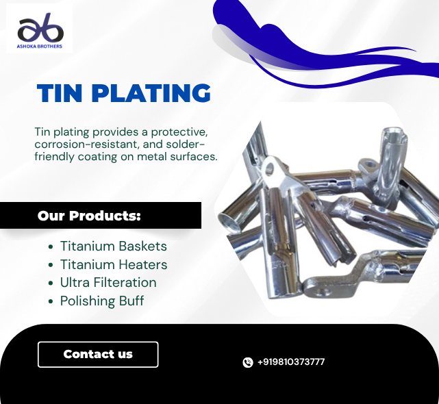BrothersAs42337's tweet image. Improve metal durability and surface quality with high-performance Tin Plating solutions for industrial applications.

Get For More Information:
Contact us: +919810373777
Website: ashokabros.com

#TinCoating #MetalProtection #Electroplating  #AshokaBrothers