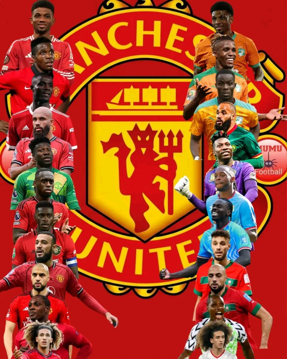 🔴🔴🔴List of African players who made transfers to Manchester United📝

🔺Amad Diallo - Ivory Coast🇨🇮
🔺Eric Bailly - Ivory Coast🇨🇮
🔺Wilfried Zaha - Ivory Coast🇨🇮

🔺Bryan Mbeumo - Cameroon🇨🇲
🔺Andre Onana - Cameroon🇨🇲
🔺Eric Djemba Djemba - Cameroon🇨🇲

🔺Aaron Wan-Bissaka - DR
