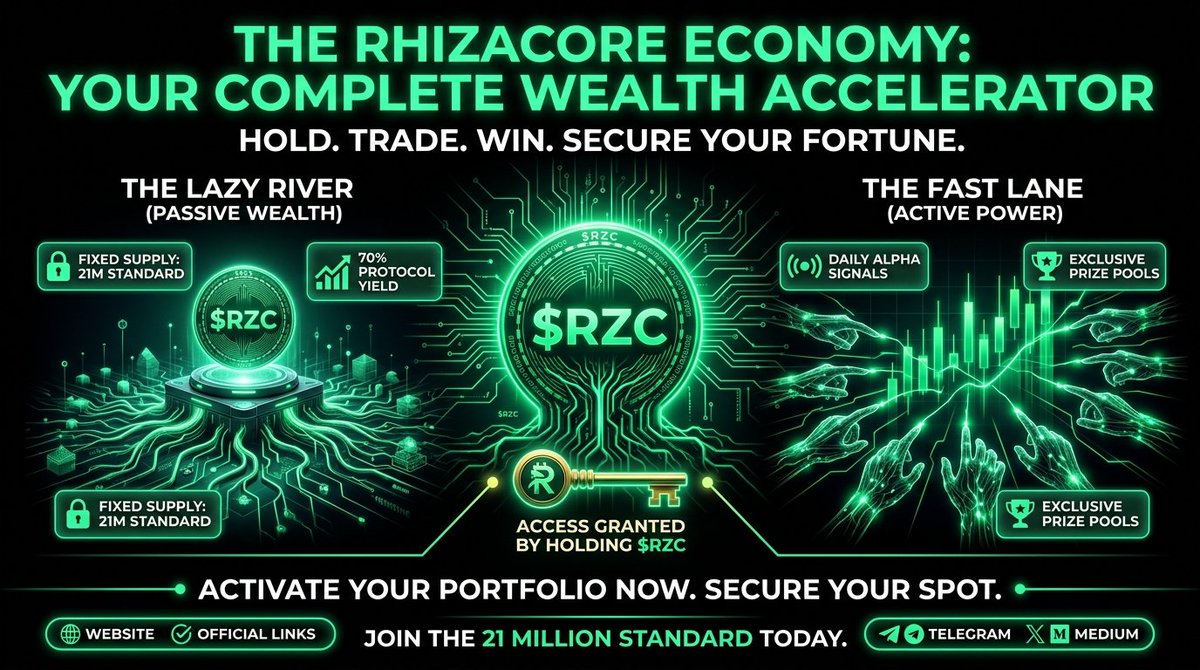 RhizaCore's tweet photo. Stop surviving the market alone. Start dominating it. ⚖️
The RhizaCore economy is officially a two-sided wealth engine. How are you playing it?
🔗https://t.co/PRNtHmCSMe
#RhizaCore $RZC #Web3 #Crypto #DeFi @bitgetglobal https://t.co/KaNqD7m0FV