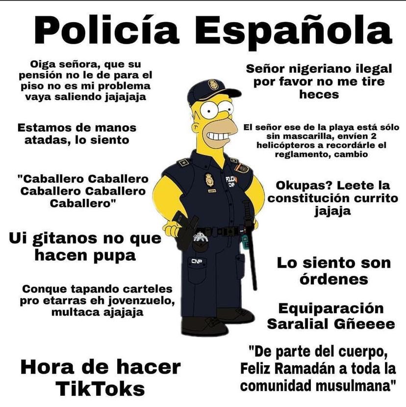 trucu_pim's tweet photo. @Jan2030sinmiedo Que alguien ponga el video de ayer de un moro llamando hijosdeputa a varios mossos, cagándose en su puta madre, varias veces y a gritos, y los mossos mirando y acojonados.
Fuertes con el currito y débiles con el morito. https://t.co/kvolgoymYO