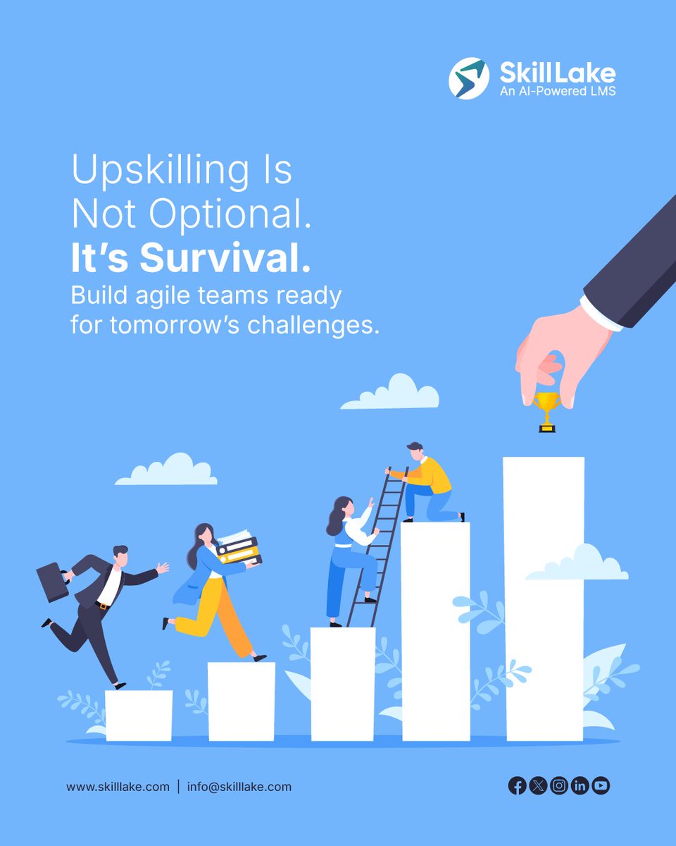 skilllakelms's tweet image. Markets are evolving. Skills must evolve faster.

Build future-ready teams with Skill Lake.
Identify gaps, track skills, and drive performance.
Future-proof your workforce.

👉 skilllake.com/features

#Upskilling #WorkforceTransformation #AIPoweredLearning