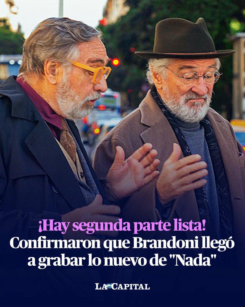 🍿💪🏻 "NOS DEJÓ ESTE ÚLTIMO REGALO"

A días del fallecimiento de Luis Brandoni, los directores de la serie "Nada" confirmaron lo que muchos fanáticos esperaban: hay segunda temporada lista y filmada. Esto quiere decir que  Luis Brandoni llegó a grabar la segunda parte de la serie